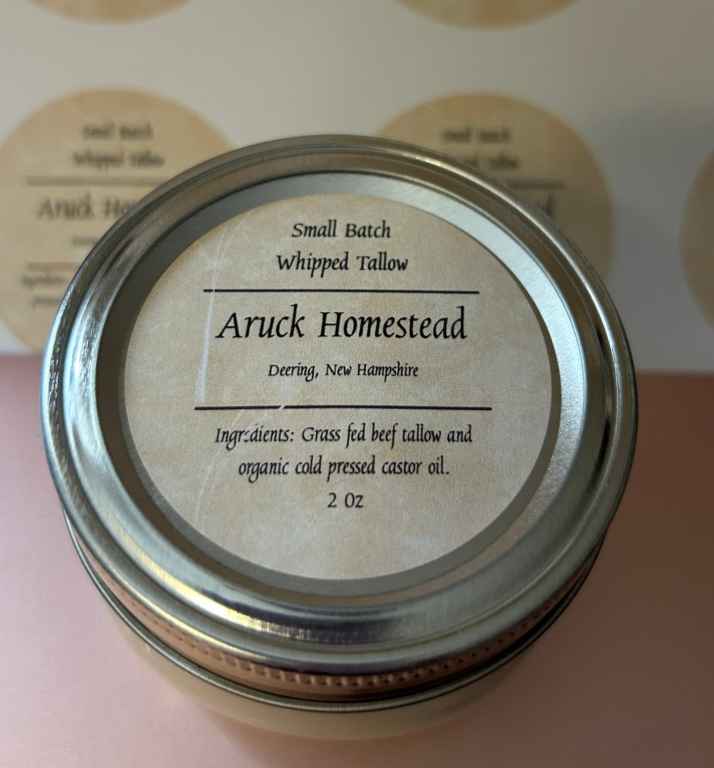Whipped Tallow Castor Oil Blend