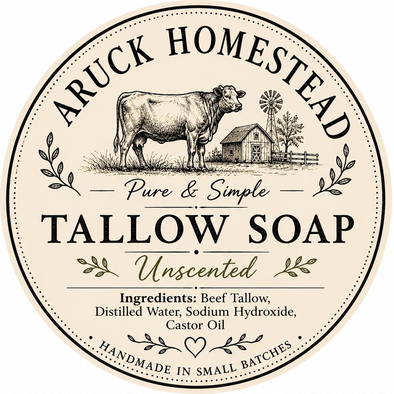Tallow Soap $8 each or 2 for $15