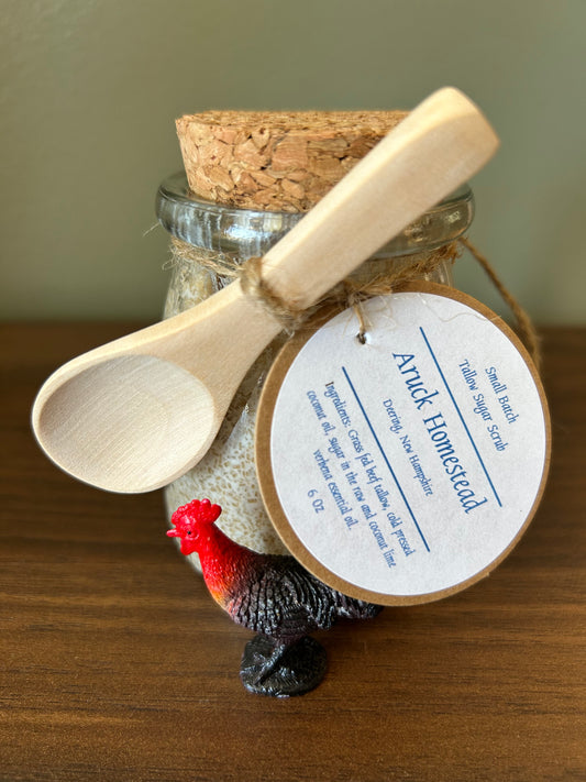 Small Batch Tallow Sugar Scrub