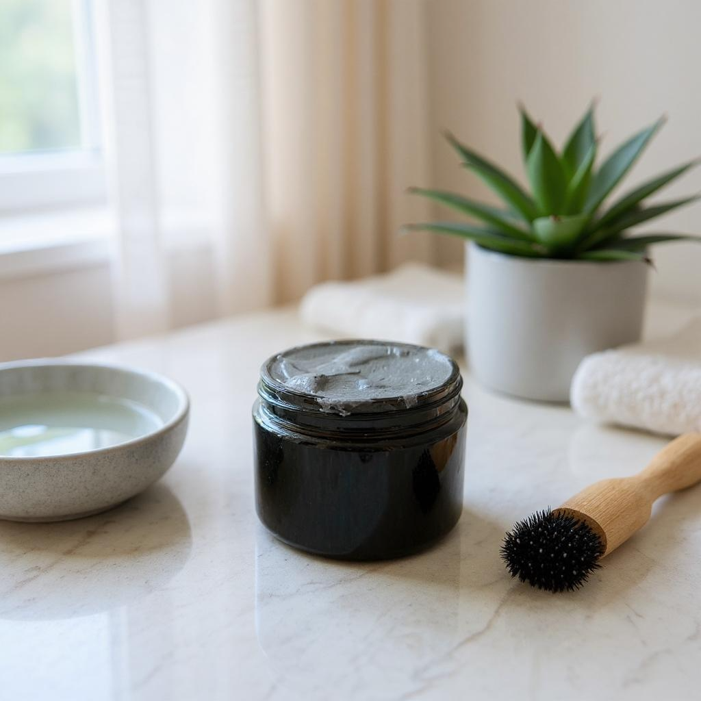 Activated Charcoal Tallow Oil Wash with Tea Tree Essential Oil